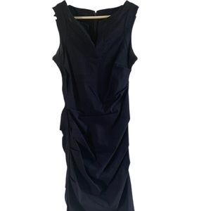 Le chateau women’s size medium dress navy blue